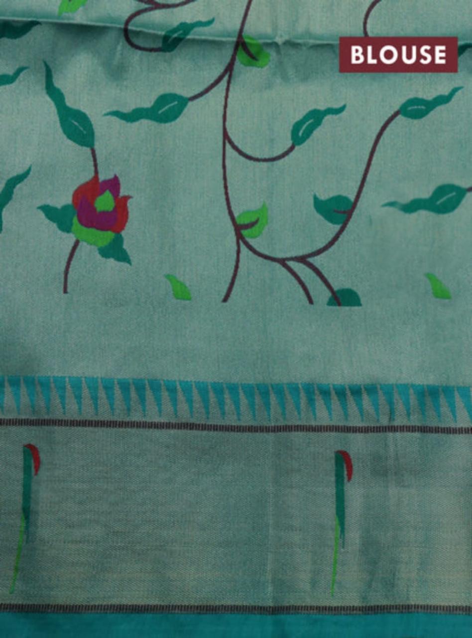 Soft Khadi Raw Silk Rich Paithani Saree