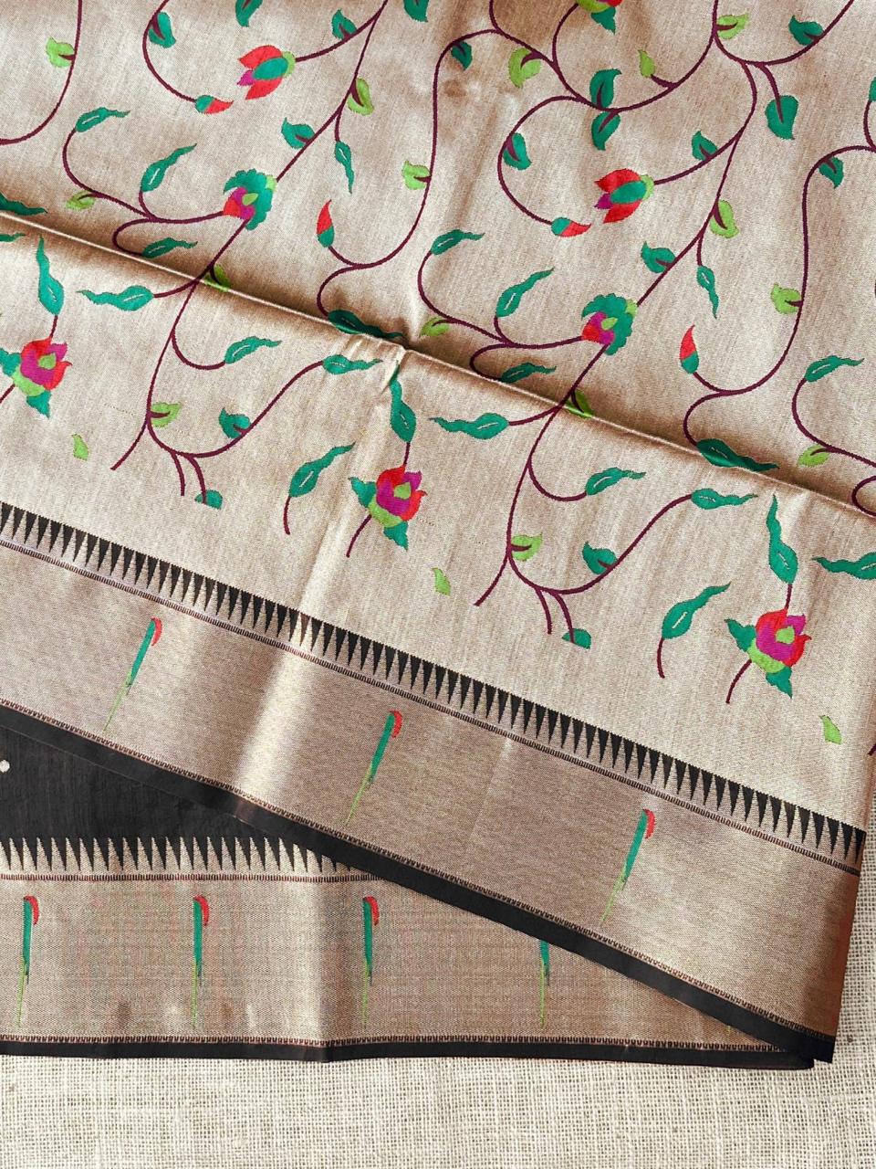 Soft Khadi Raw Silk Rich Paithani Saree