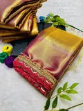 Tissue Silk Handloom Jyotika Inspired Designer Saree