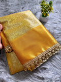 Inspired by Celebrity Tissue Silk Banarasi Saree