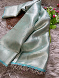 Celebrity-inspired Banarasi Tissue Silk Saree