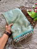 Celebrity-inspired Banarasi Tissue Silk Saree