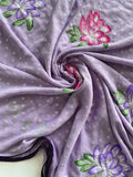 Soft Chiffon Georgette Brush Painted Saree