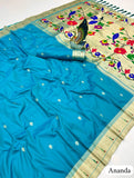 Soft Silk Peacock Paithani Saree
