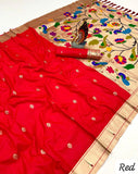 Soft Silk Peacock Paithani Saree