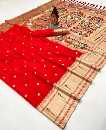 Soft Silk Traditional Paithani Saree