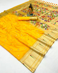 Soft Silk Traditional Paithani Saree