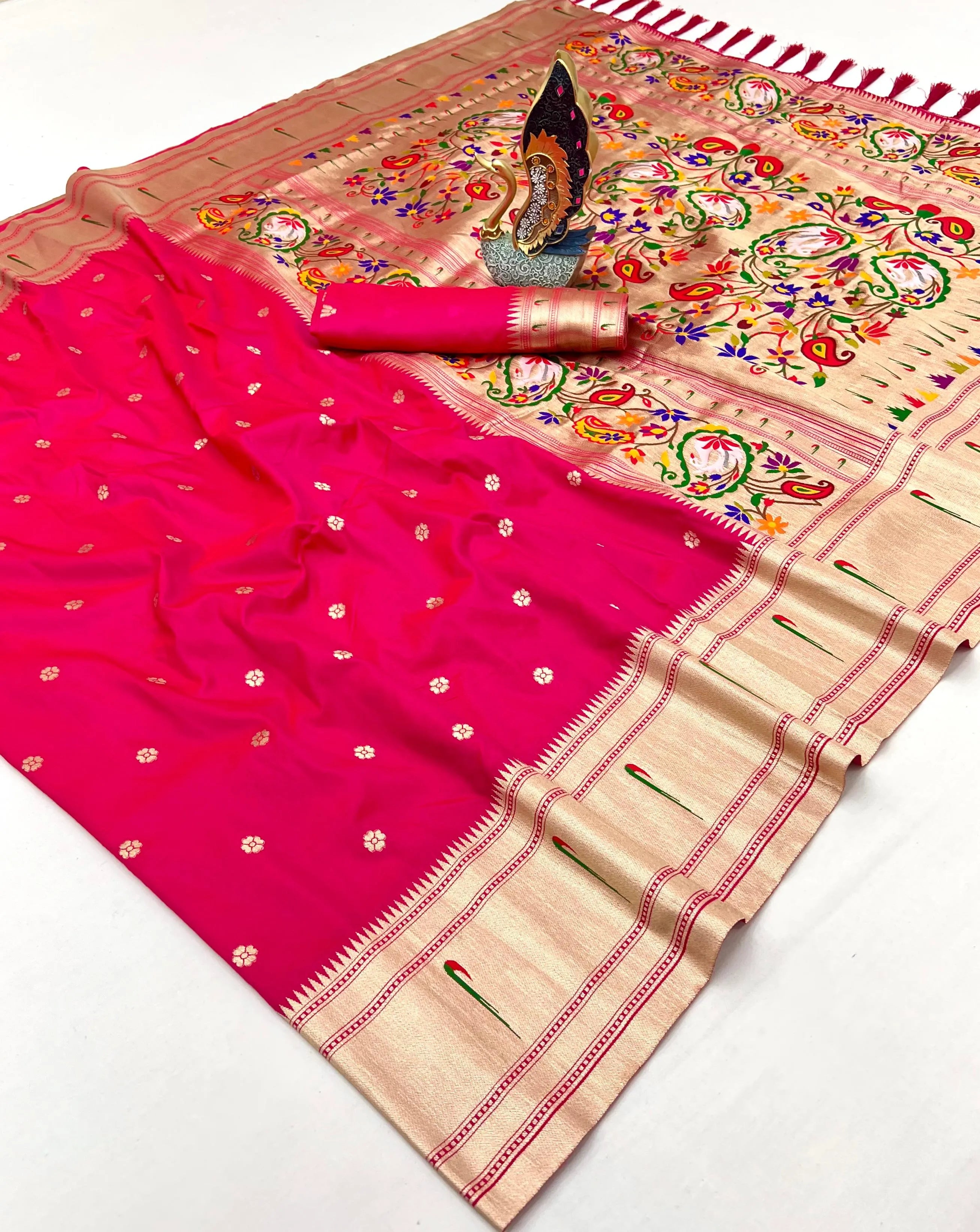 Soft Silk Traditional Paithani Saree