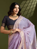 Soft Muga Cotton Paithani Saree