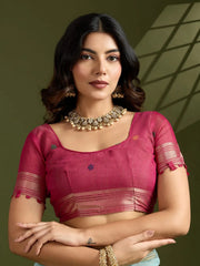 Soft Muga Cotton Paithani Saree