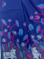 Soft Muga Cotton Pichwai Saree