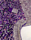 Khadi Dola Cotton Meenakari Bridal Saree