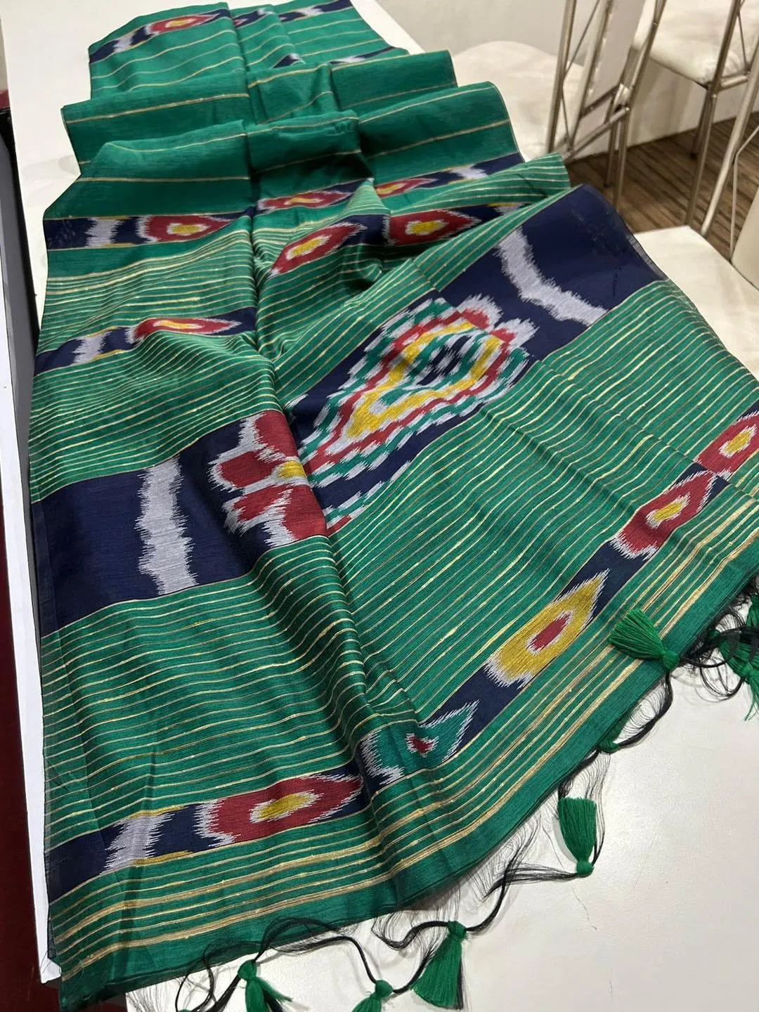 Premium Ikkat Cotton Saree