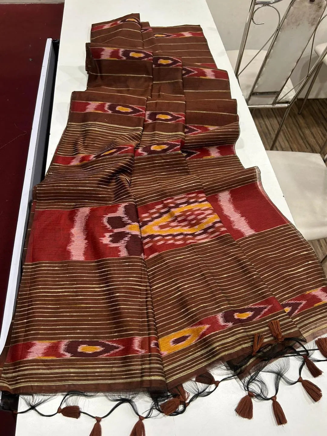 Premium Ikkat Cotton Saree