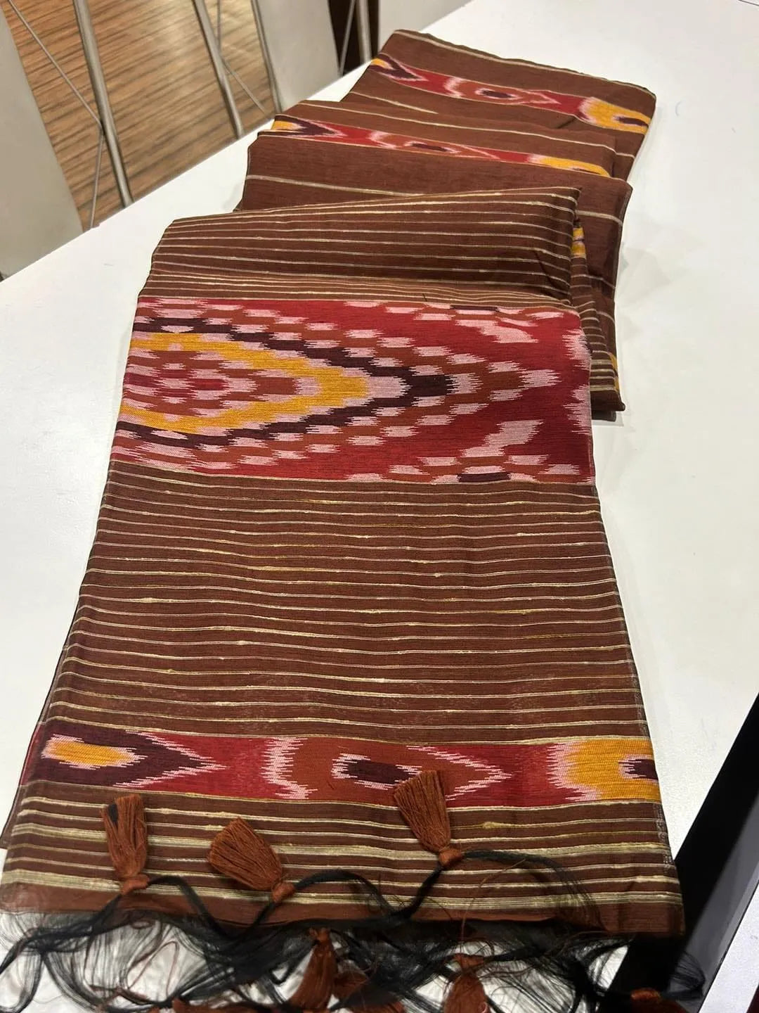 Premium Ikkat Cotton Saree