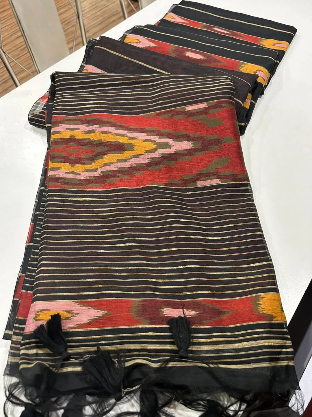 Premium Ikkat Cotton Saree