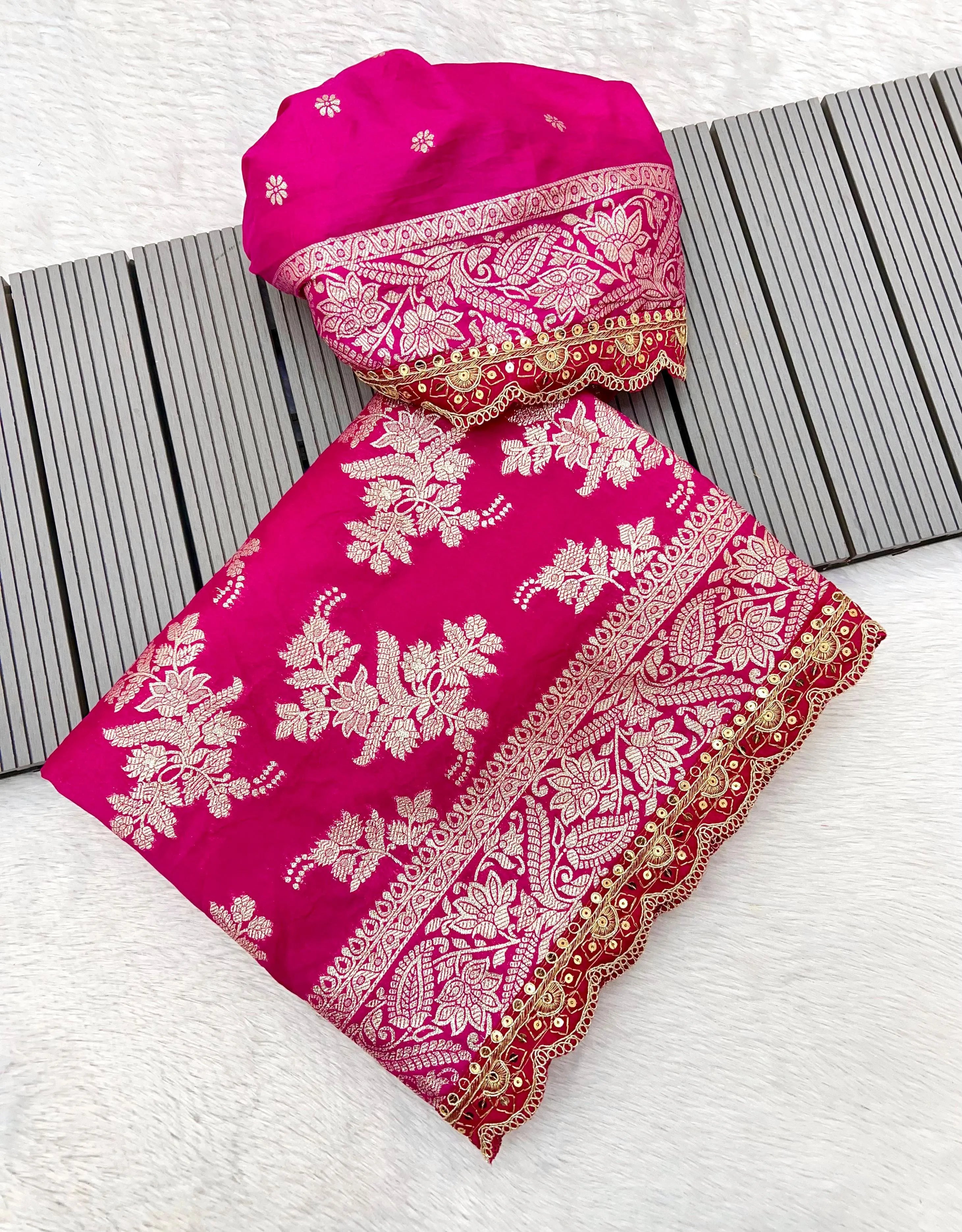 Khadi Dola Cottan Designer Bridal Saree