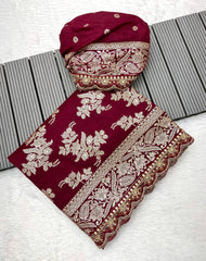 Khadi Dola Cottan Designer Bridal Saree