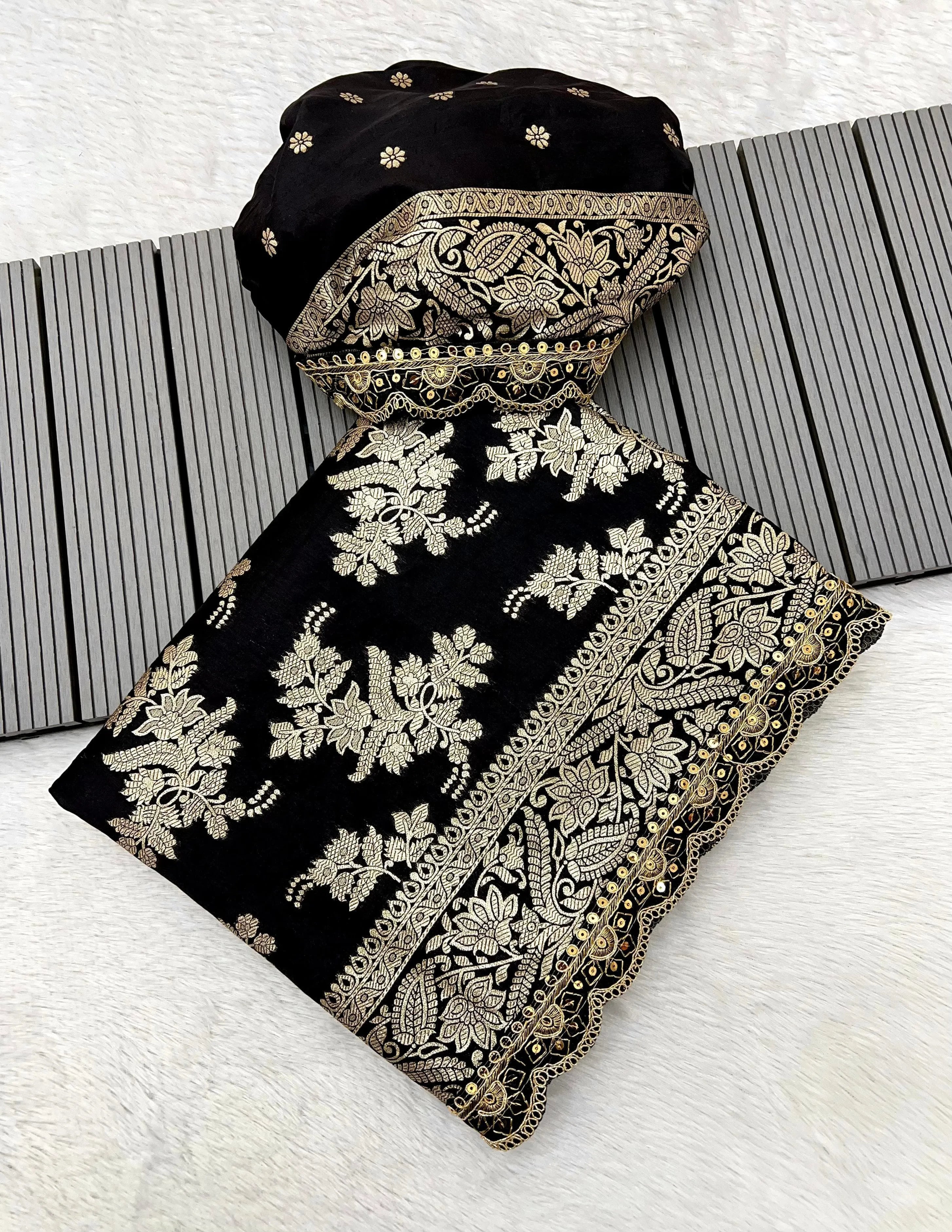 Khadi Dola Cottan Designer Bridal Saree