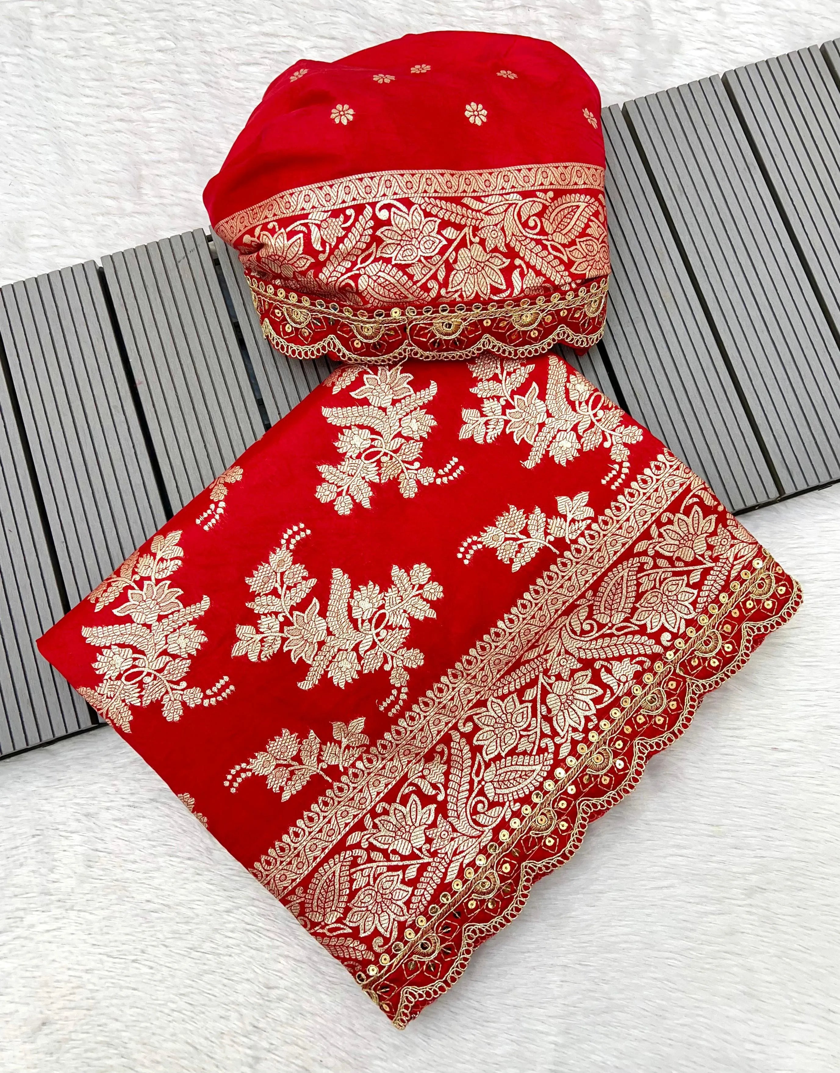 Khadi Dola Cottan Designer Bridal Saree