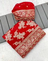 Khadi Dola Cottan Designer Bridal Saree