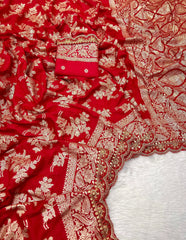 Khadi Dola Cottan Designer Bridal Saree