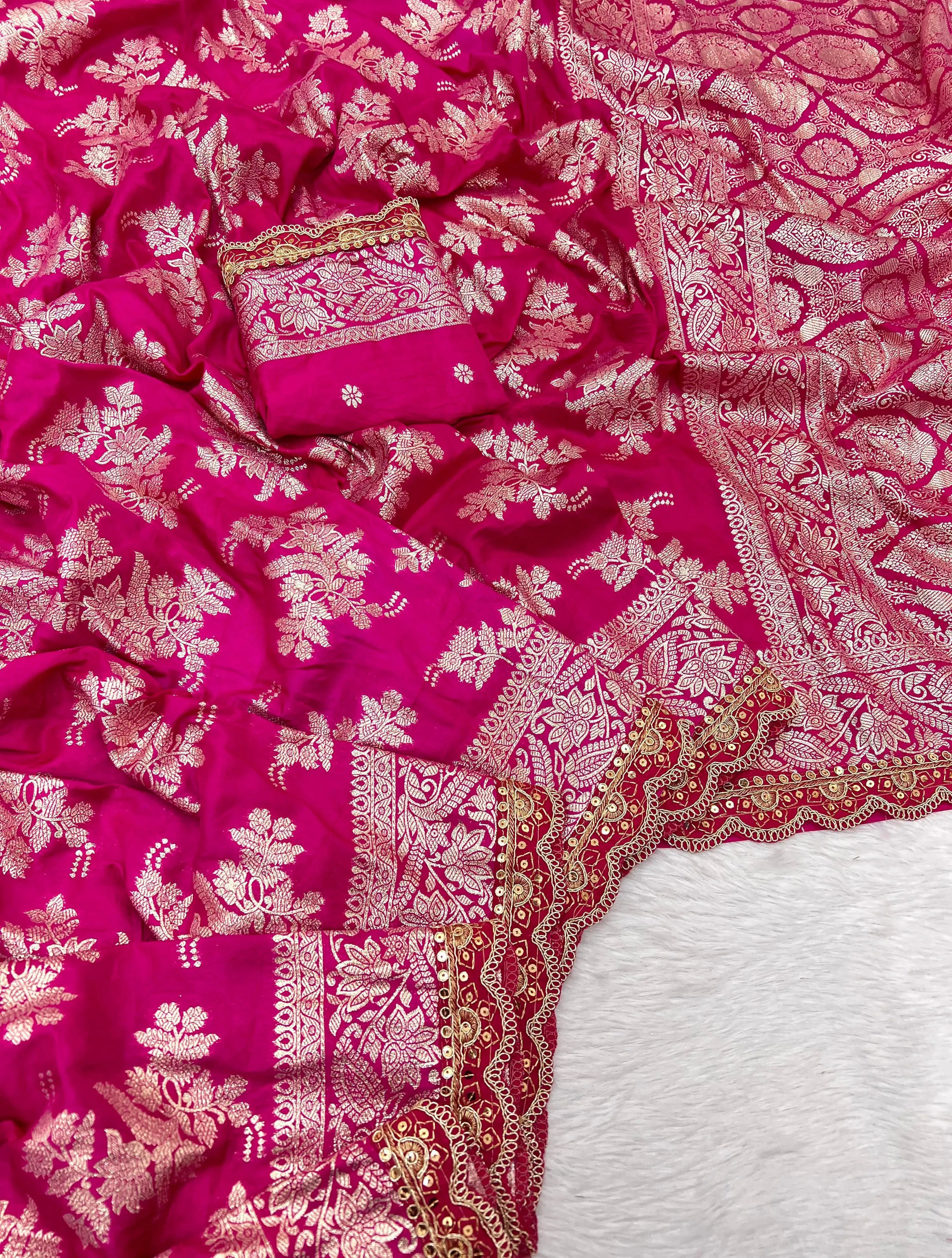 Khadi Dola Cottan Designer Bridal Saree