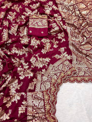 Khadi Dola Cottan Designer Bridal Saree