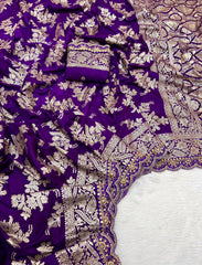 Khadi Dola Cottan Designer Bridal Saree
