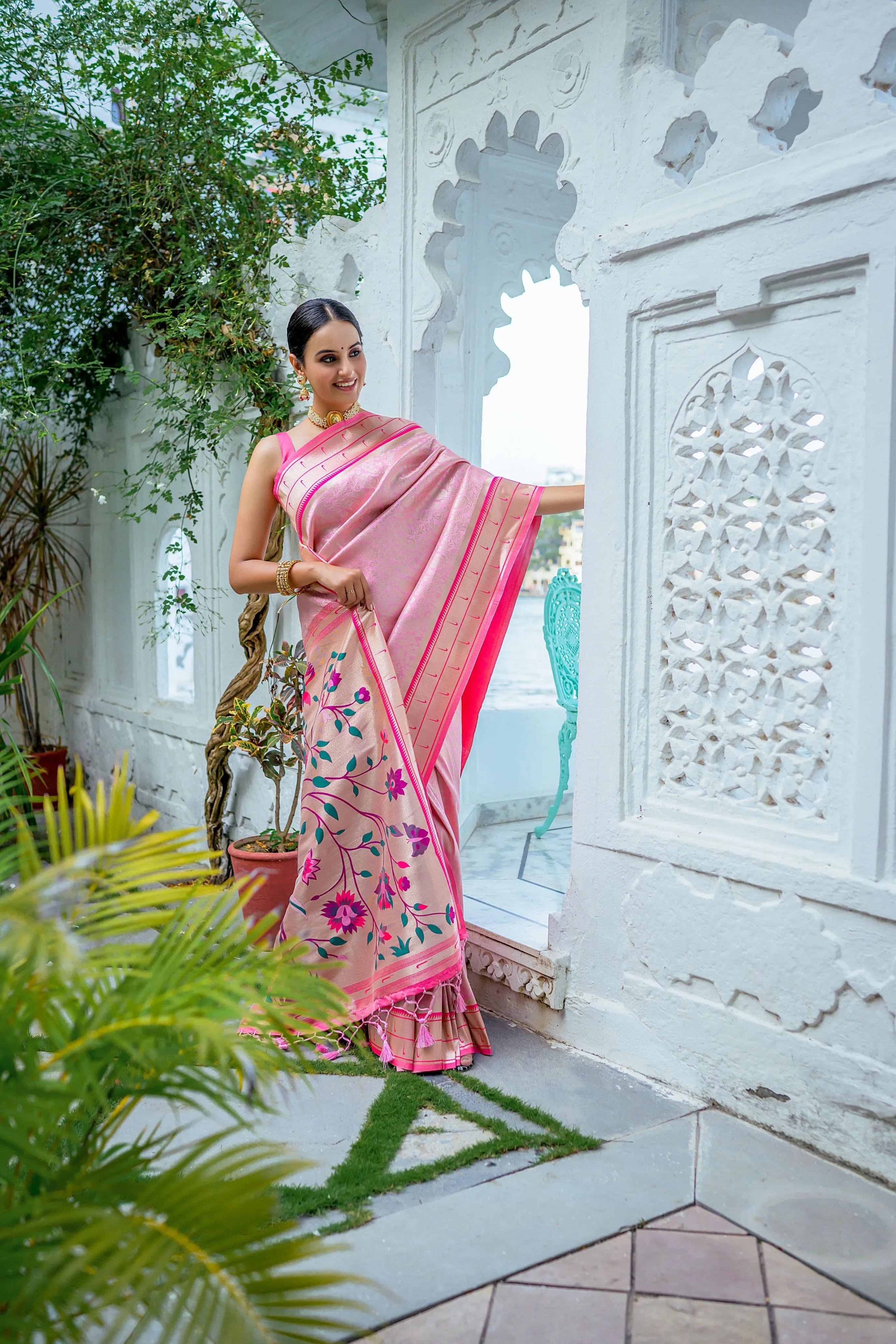 Kanchipuram Silk Paithani Saree