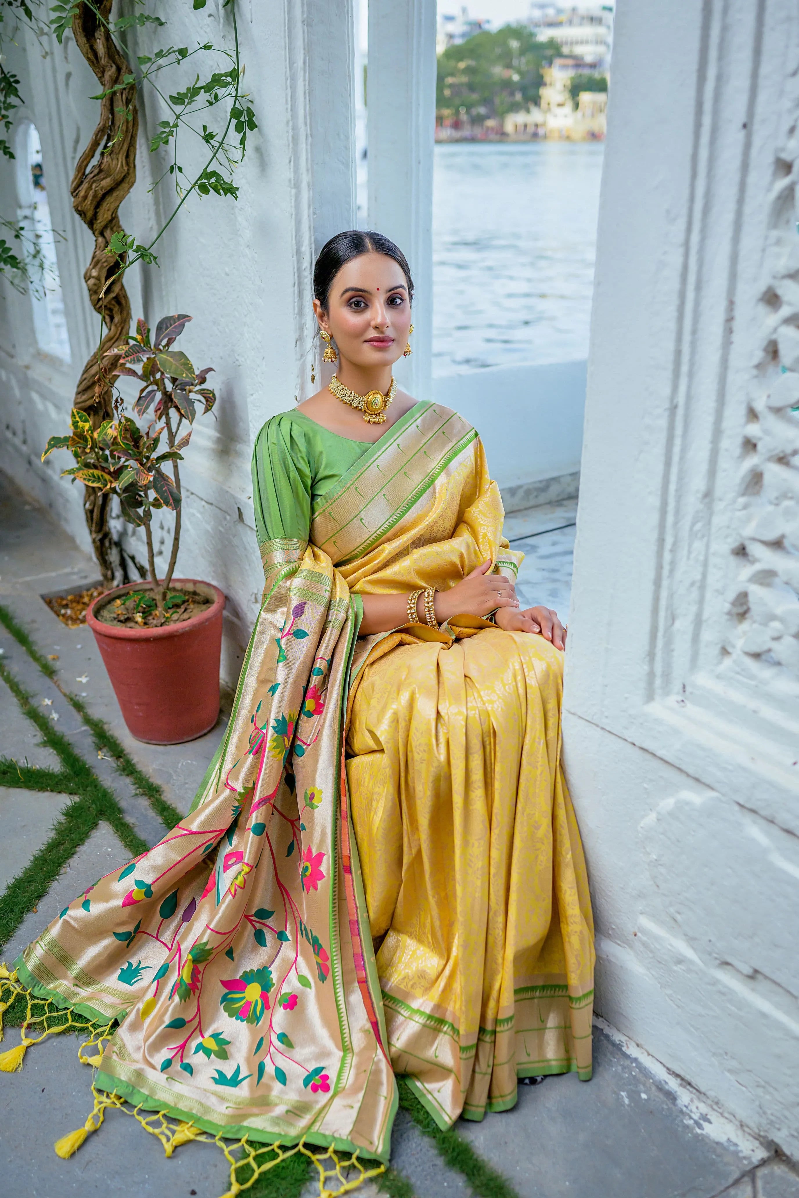 Kanchipuram Silk Paithani Saree