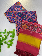 Premium Double Ikkat Patola Saree