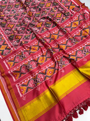 Premium Double Ikkat Patola Saree