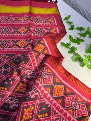 Premium Double Ikkat Patola Saree