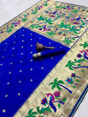 Pure Soft Kanchipuram Paithani Silk Saree