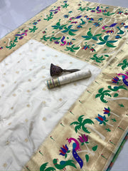 Pure Soft Kanchipuram Paithani Silk Saree