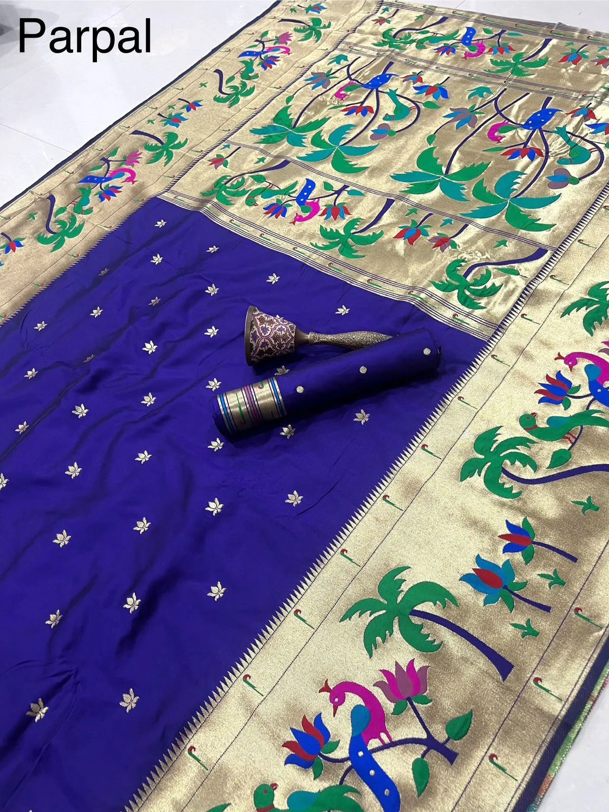 Pure Soft Kanchipuram Paithani Silk Saree