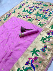 Pure Soft Kanchipuram Paithani Silk Saree