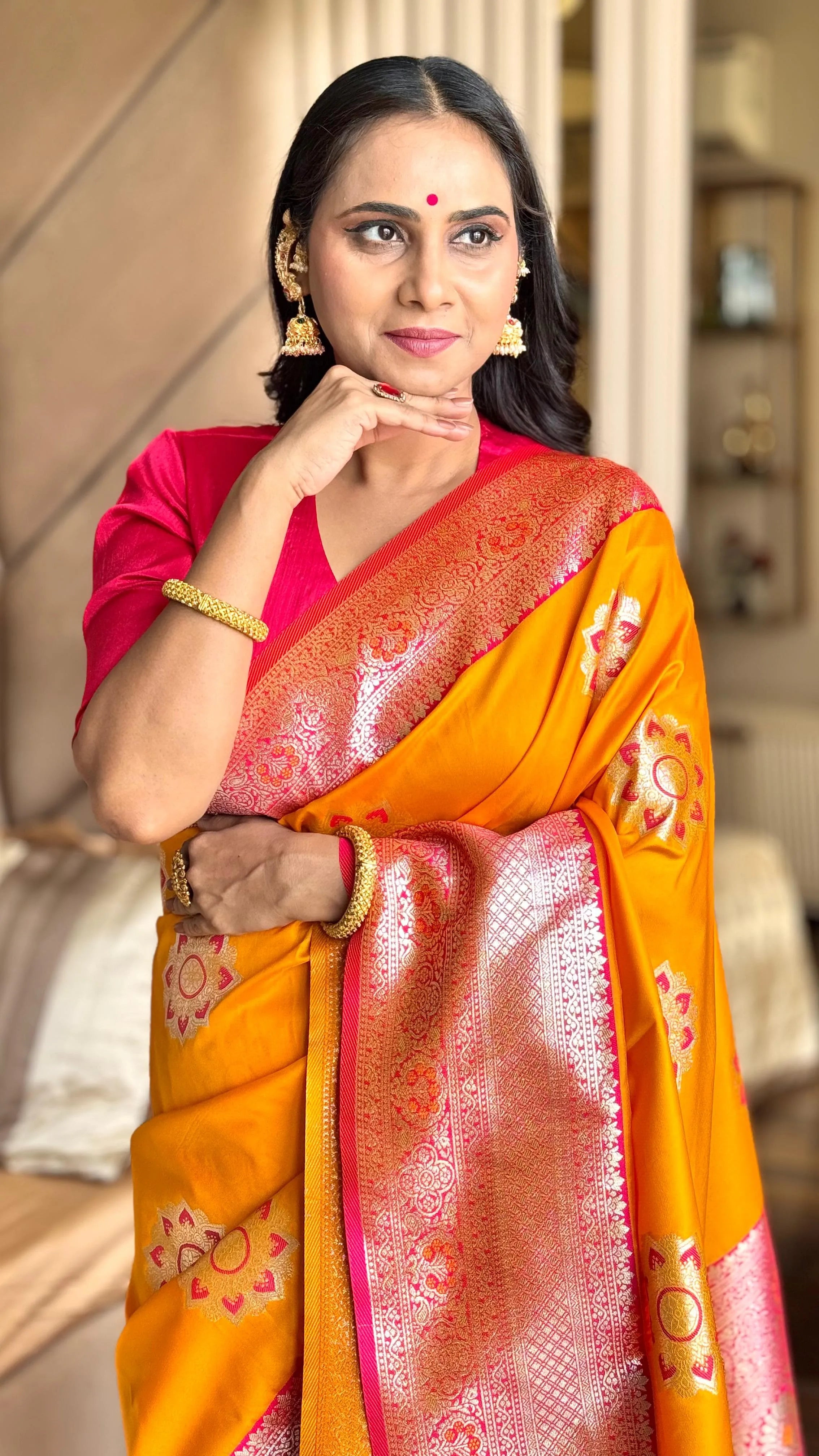 Banarasi Soft Silk Wedding Saree