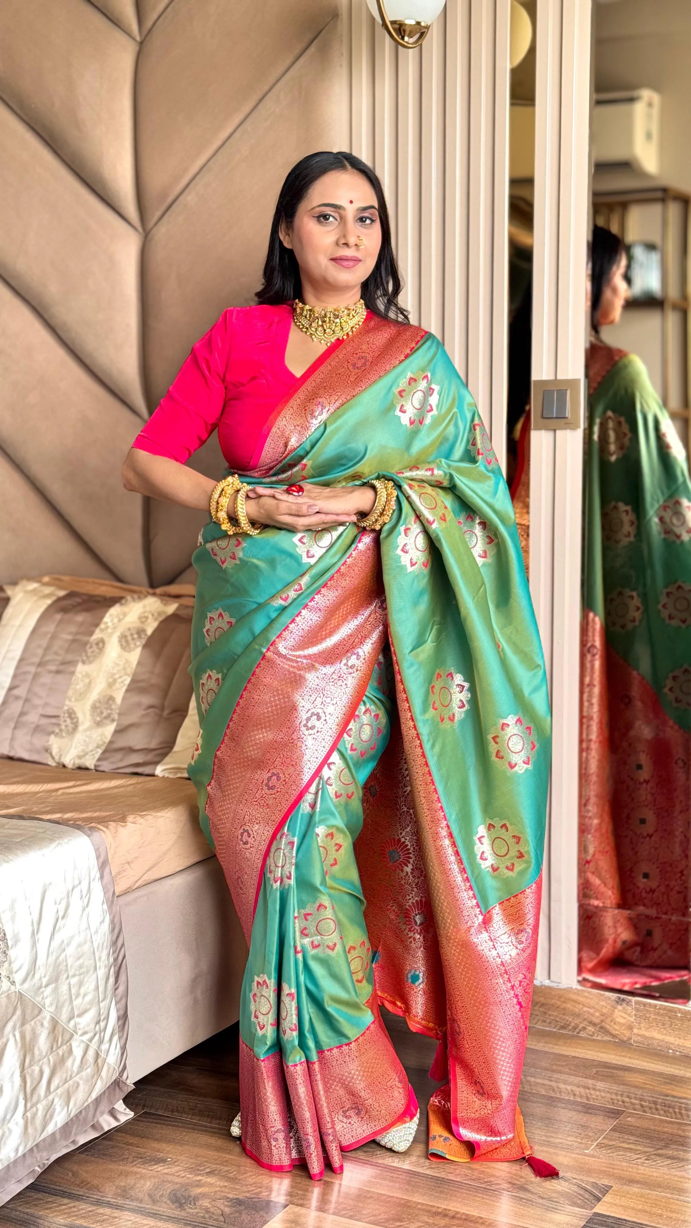 Banarasi Soft Silk Wedding Saree