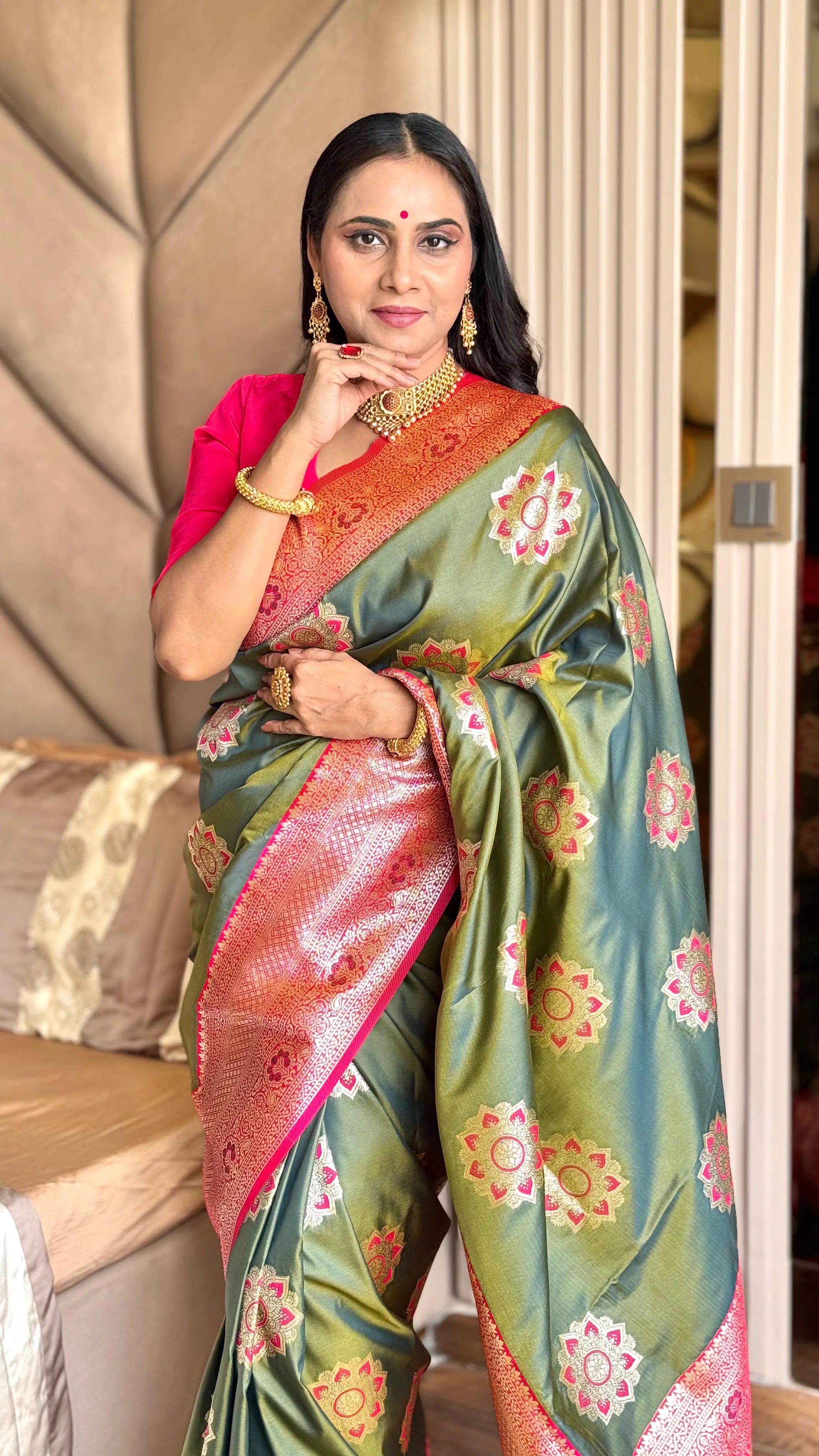 Banarasi Soft Silk Wedding Saree