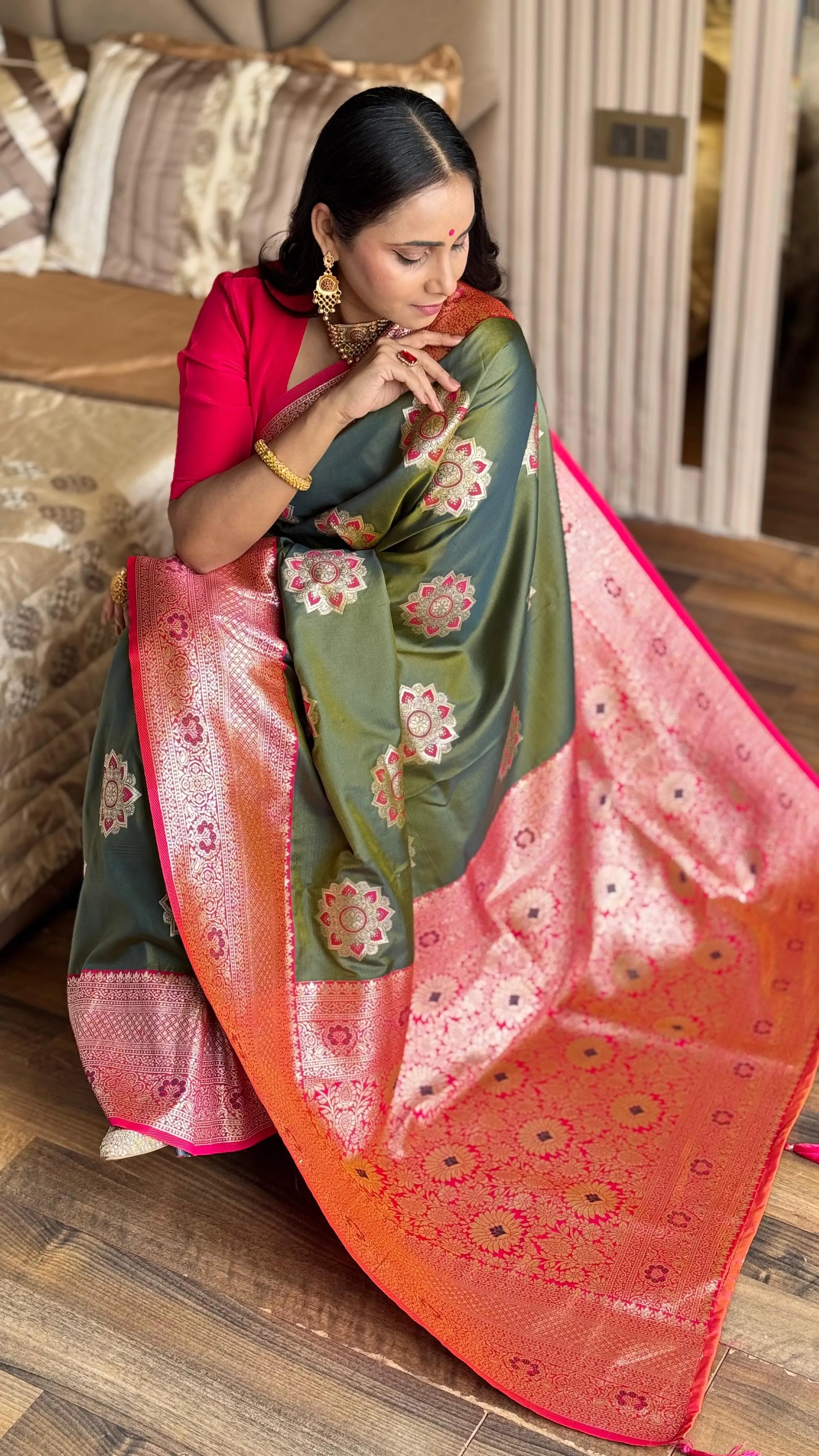 Banarasi Soft Silk Wedding Saree