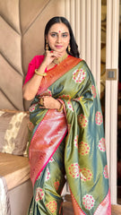 Banarasi Soft Silk Wedding Saree