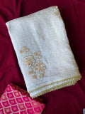Bember Crush Hand-Embroidered Saree