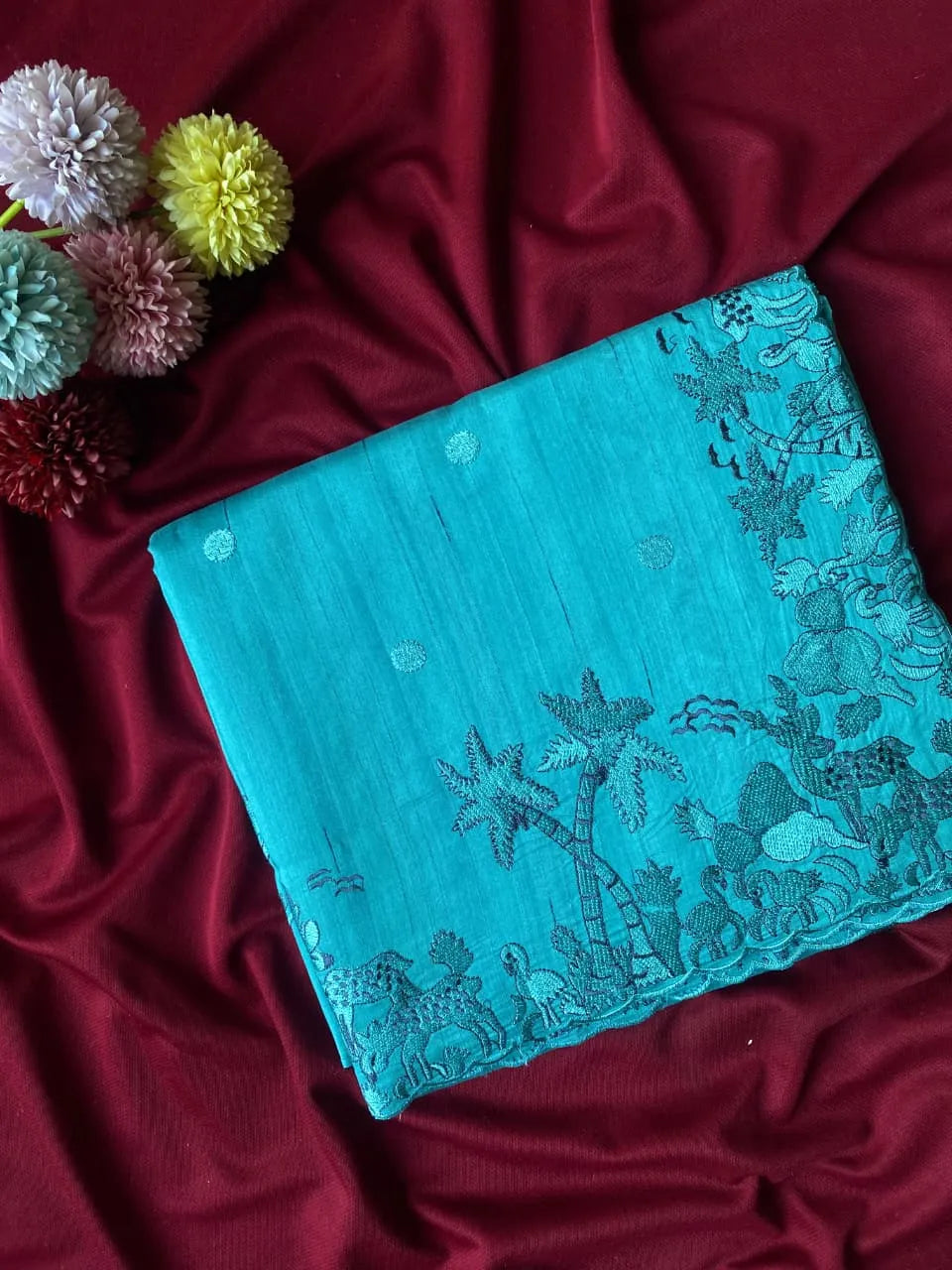 Pure Matka Silk Saree – Regal Elegance in Every Drape