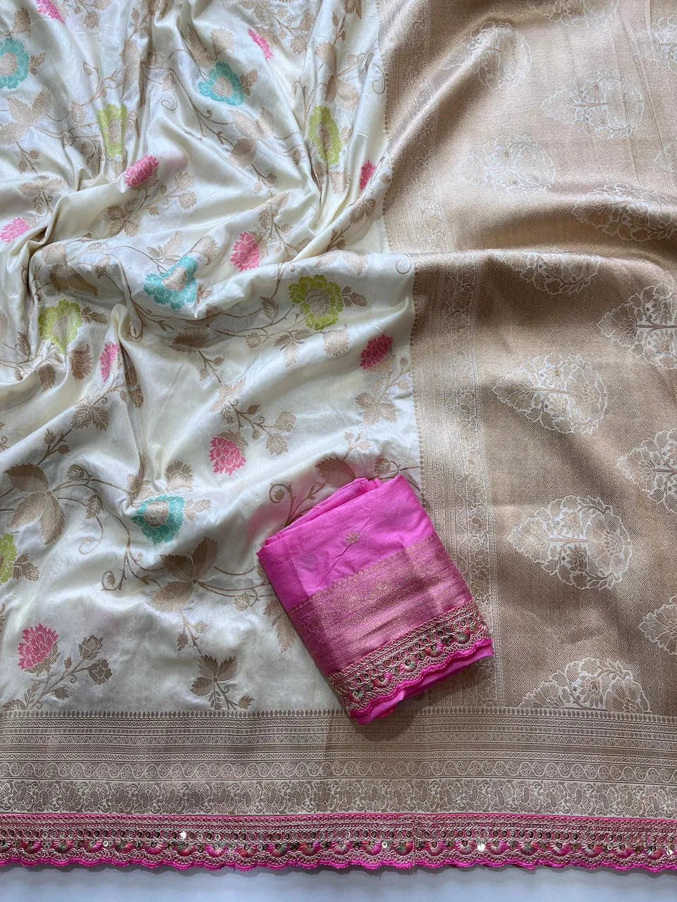 Royal Banarasi Jaal Weave Sarees