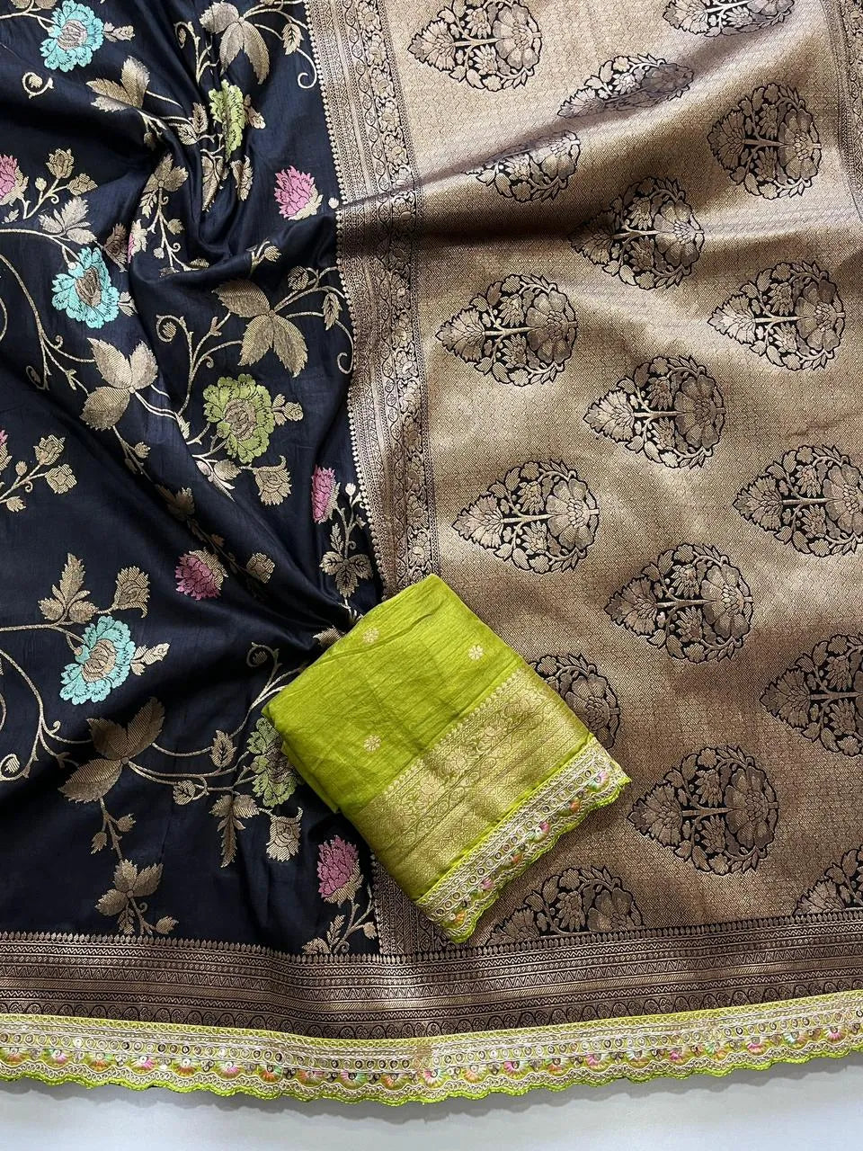 Royal Banarasi Jaal Weave Sarees