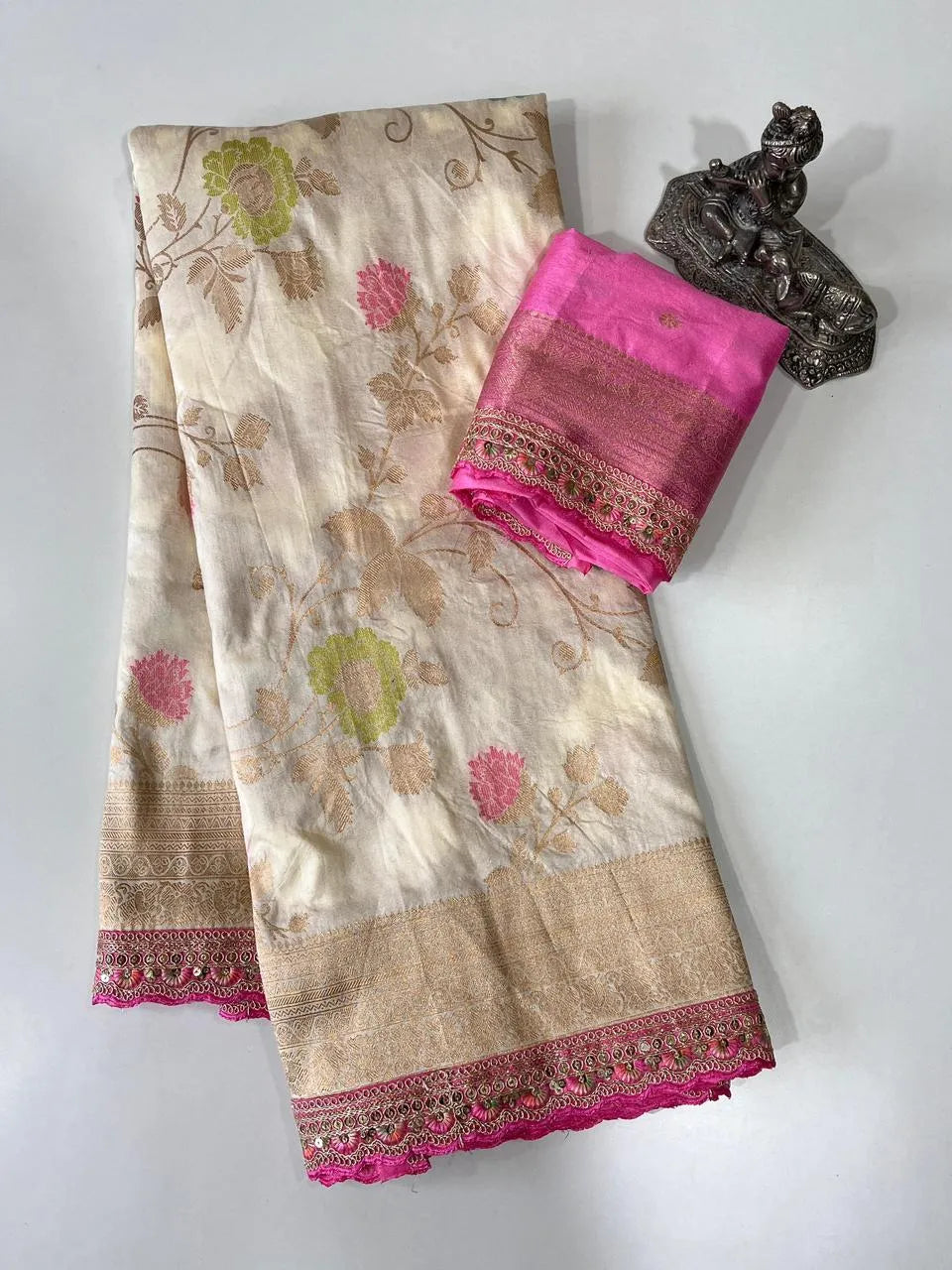 Royal Banarasi Jaal Weave Sarees