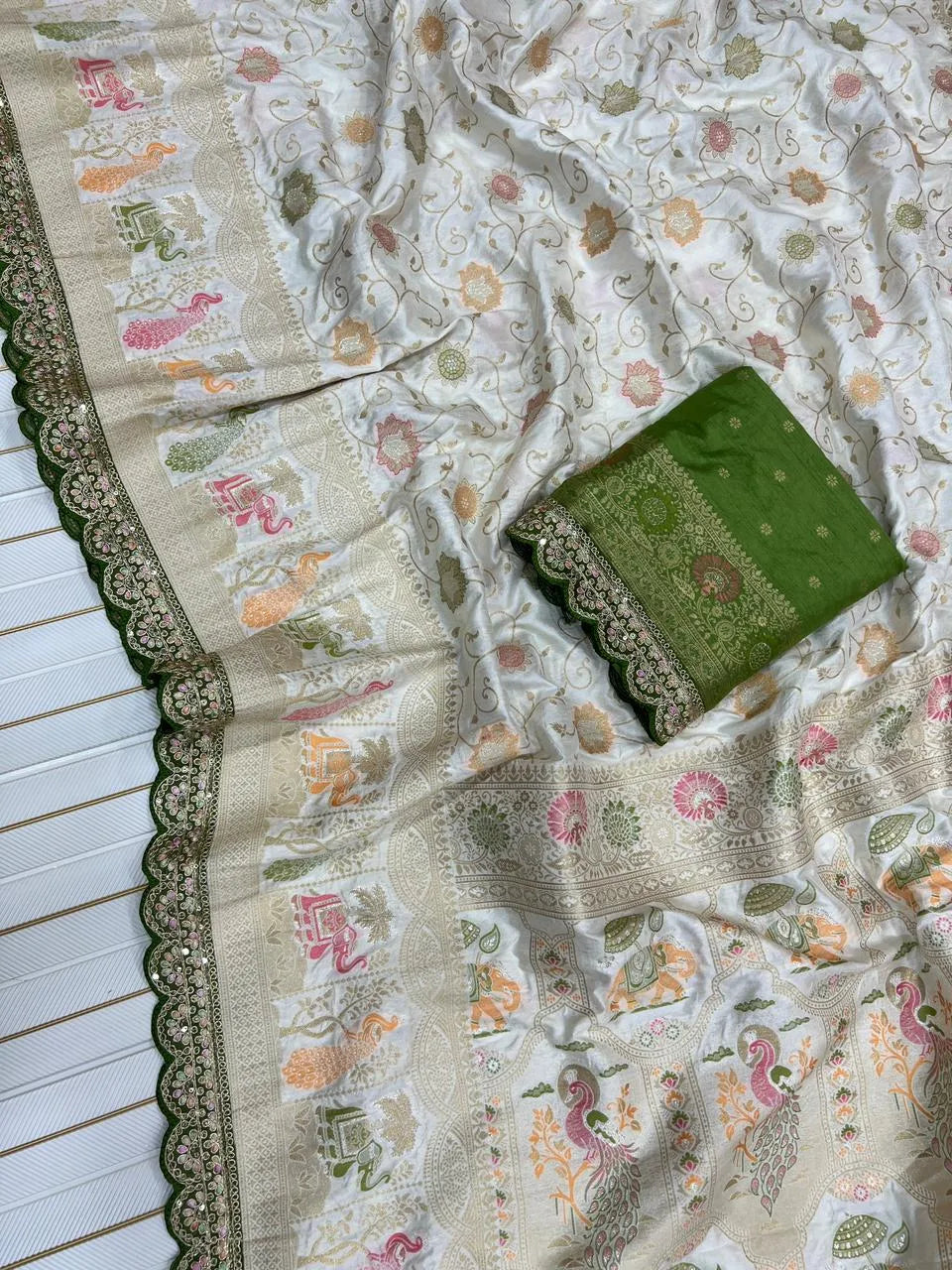 Banarasi Jaal Design Sarees – Festive & Wedding Wear