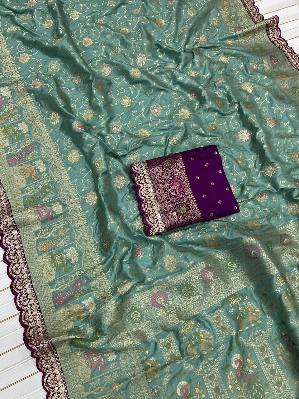 Banarasi Jaal Design Sarees – Festive & Wedding Wear